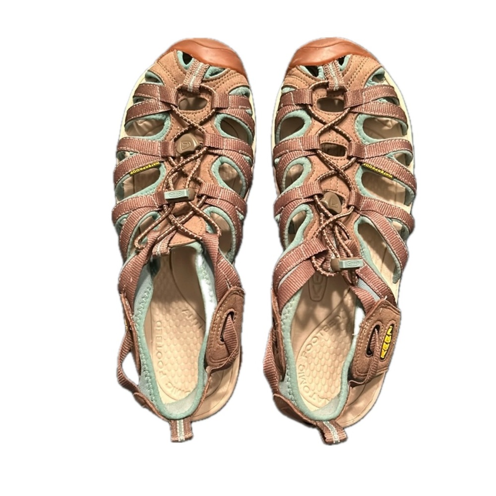 KEEN Women’s Whisper Hiking Closed Toe Sandal size 10